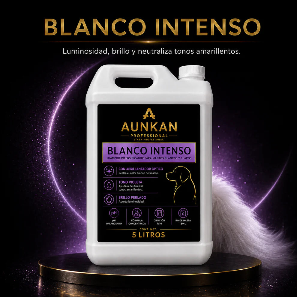 Shampoo Aunkan Blanco Intenso
