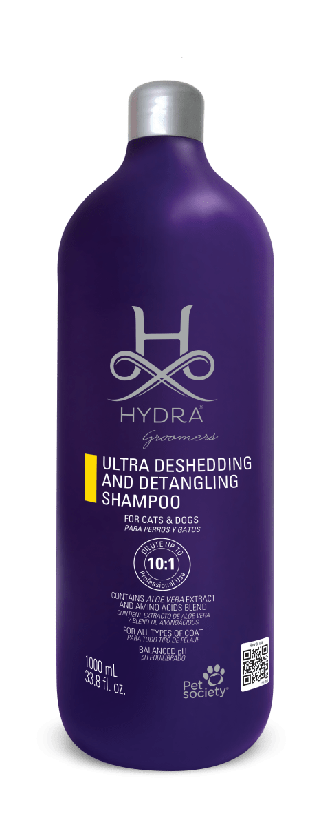 Shampoo HYDRA Groomers - Ultra Deshedding and Detangling 1LT (Shampoo Desenredante)
