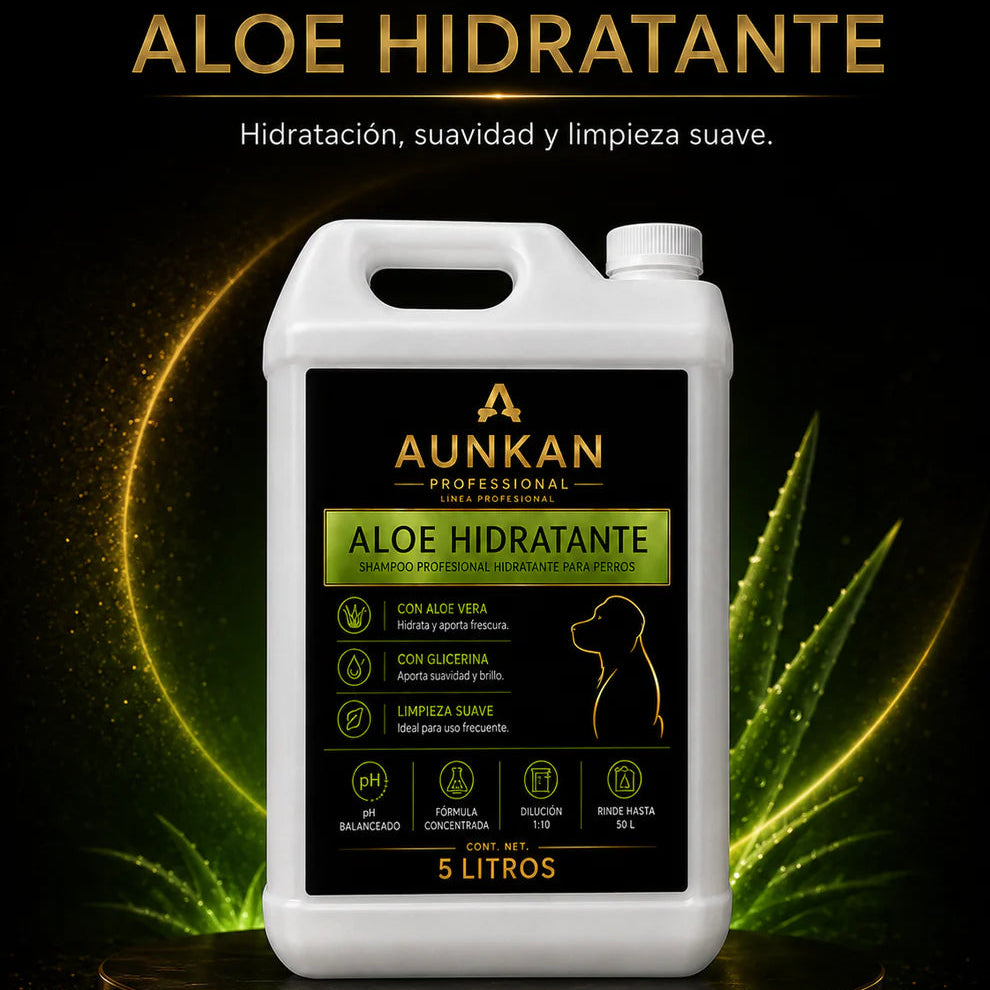 Shampoo Aunkan Aloe Hidratante