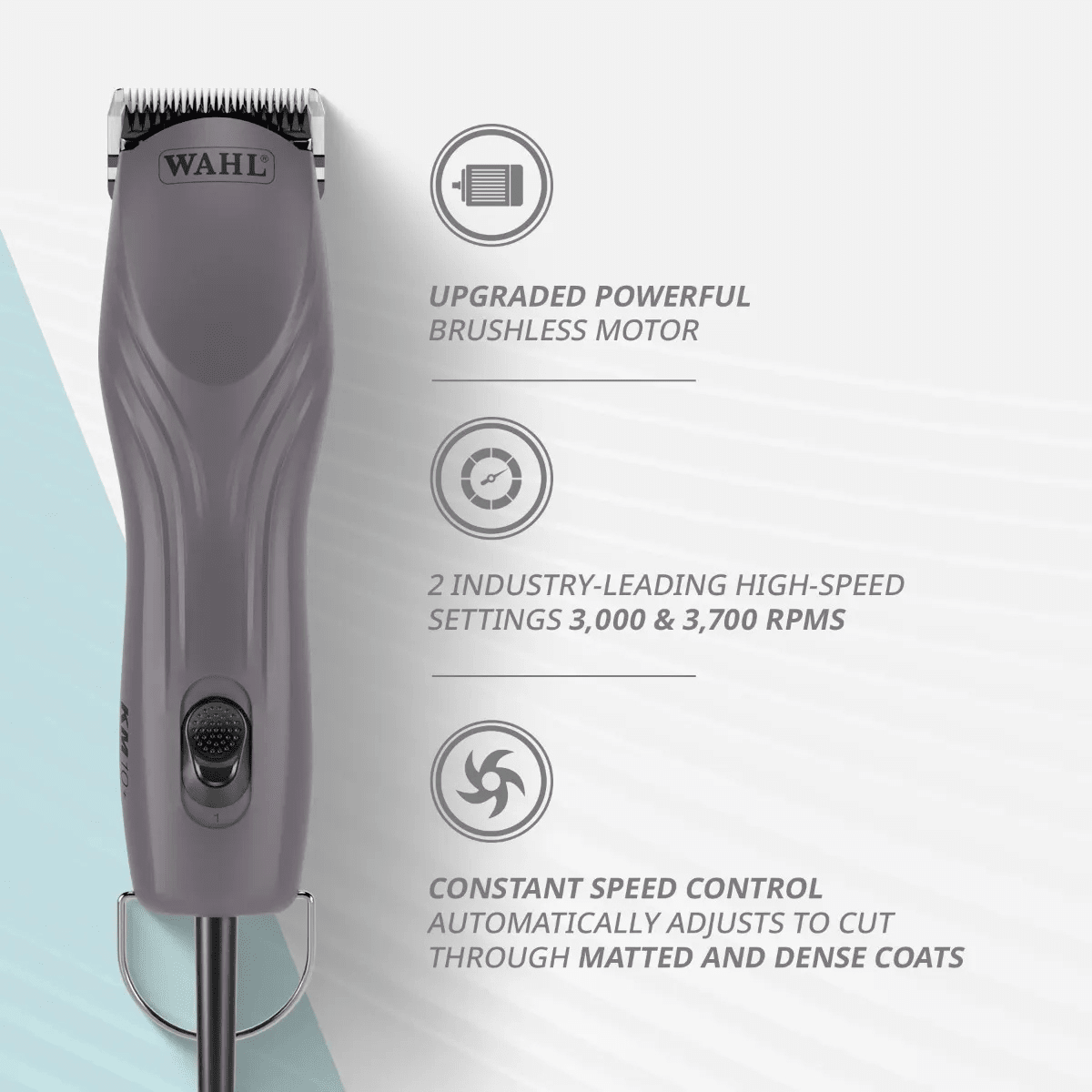 Máquina Profesional WAHL KM10+ Brushless 2 Vel. LOCKGUARD