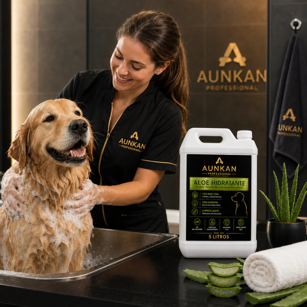 Shampoo Aunkan Aloe Hidratante