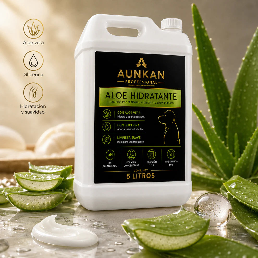 Shampoo Aunkan Aloe Hidratante