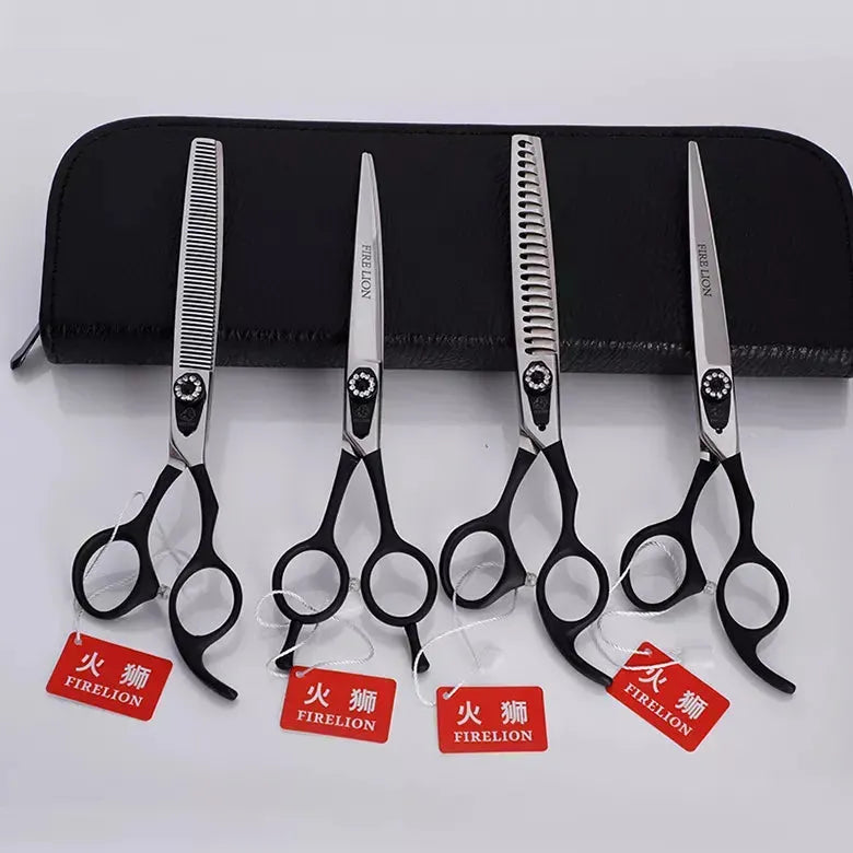 Set de Tijeras Katana Senpai - Black - Imperio Grooming