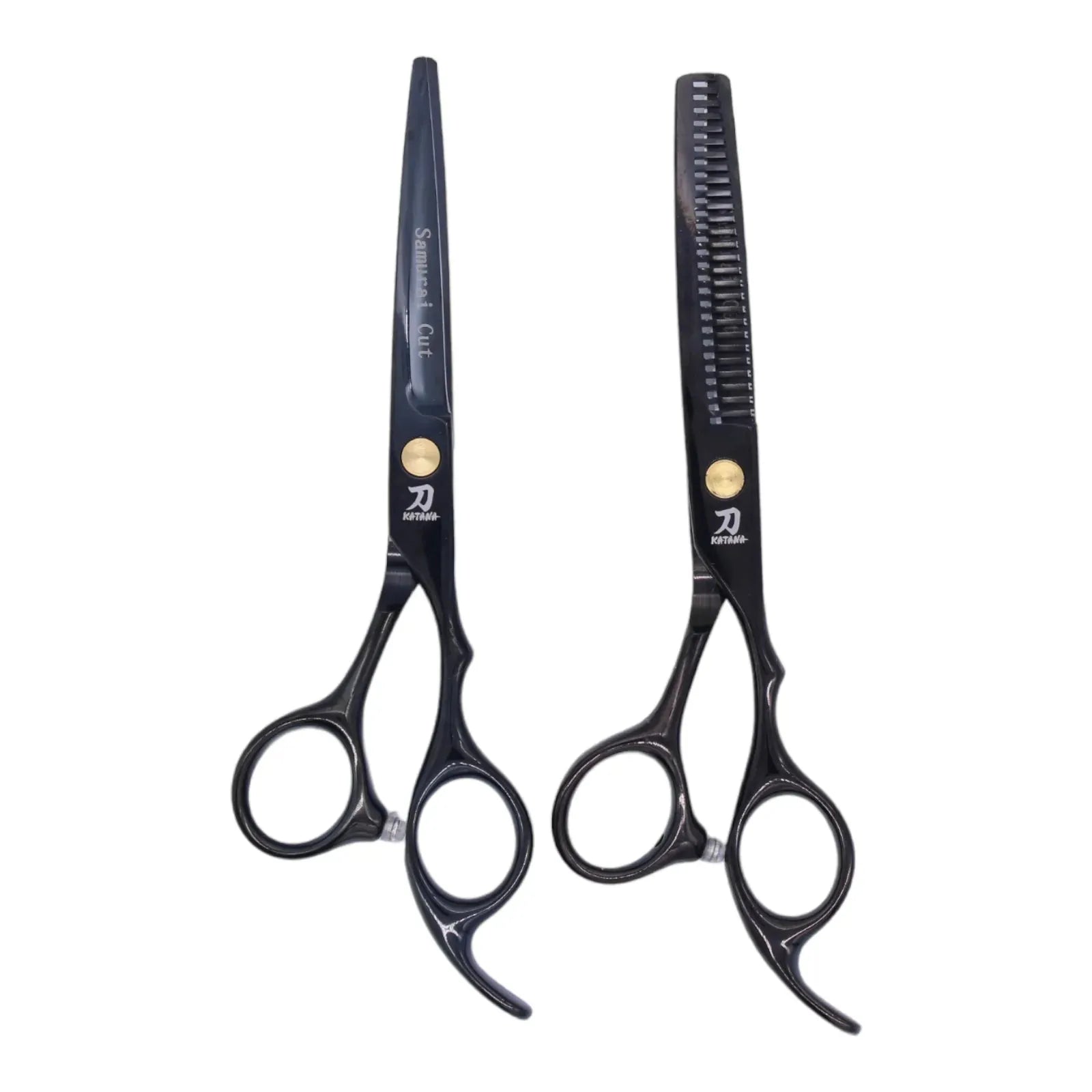 Set De 2 Tijeras Katana basic - Negras - Imperio Grooming