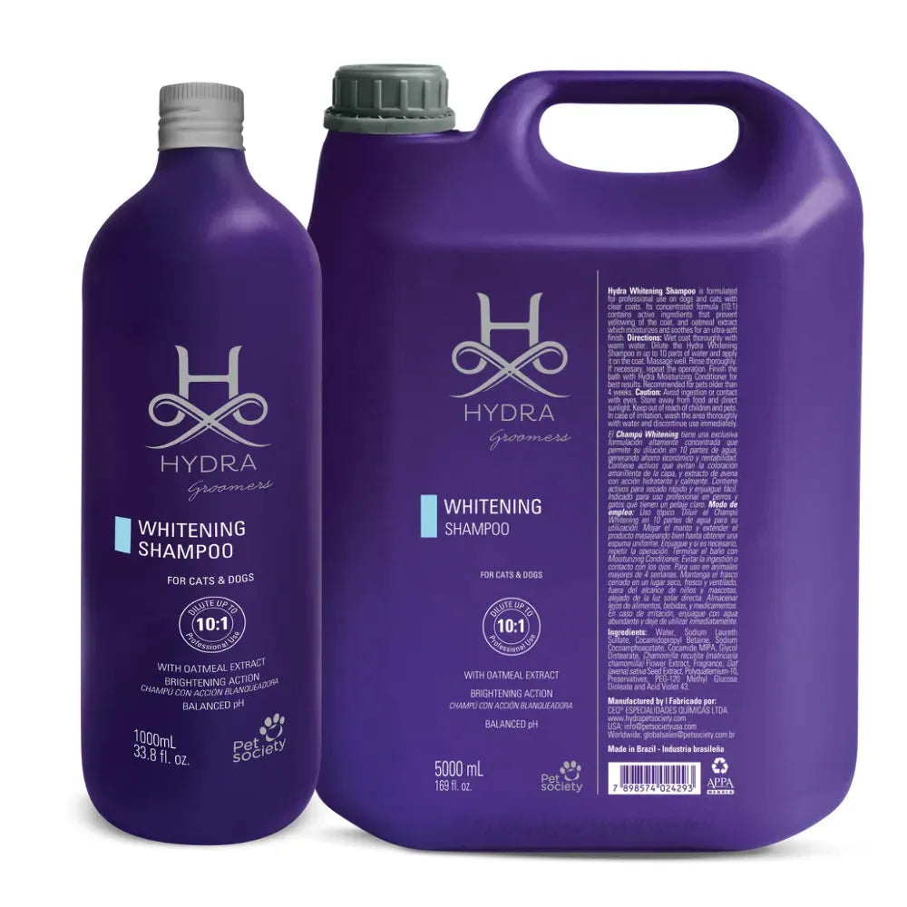 Shampoo Hydra Whitening para pelaje blanco